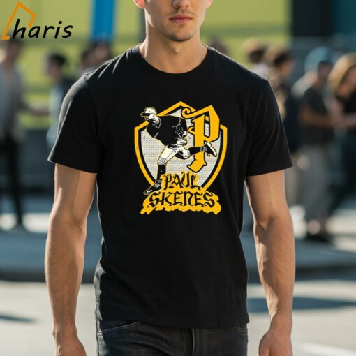 Pittsburgh Pirates Paul Skenes Shield Logo Shirt