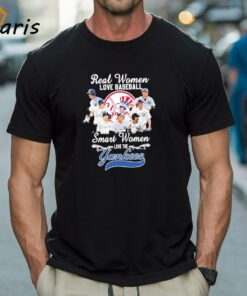 Real Women Love Baseball Smart Women Love The New York Yankees 2024 Signatures Shirt