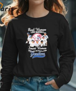 Real Women Love Baseball Smart Women Love The New York Yankees 2024 Signatures Shirt 3