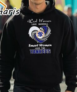 Real Women Love Baseball Smart Women Love The New York Yankees Baseball Shirt 5