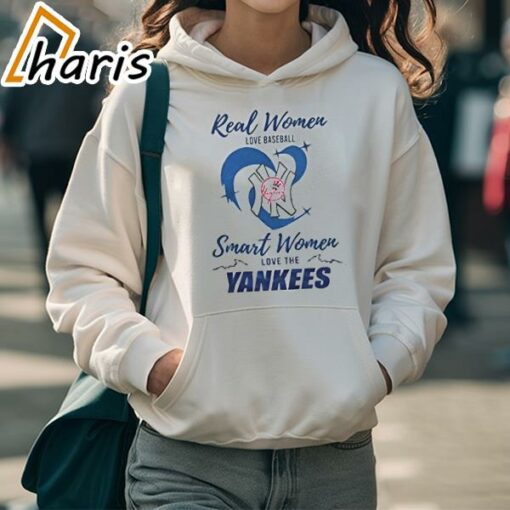 Real Women Love Baseball Smart Women Love The New York Yankees Shirt