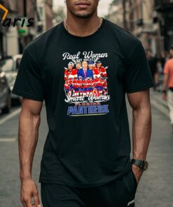Real Women Love Hockey Smart Women Love The Florida Panthers Hockey T-shirt
