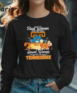 Real Women Love Softball Smart Women Love The Tennessee Team Players Shirt 3