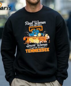 Real Women Love Softball Smart Women Love The Tennessee Team Players Shirt 4