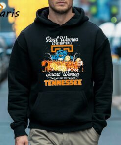 Real Women Love Softball Smart Women Love The Tennessee Team Players Shirt 5