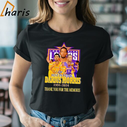 Rest In Peace Darius Morris 1991-2024 Thank You For The Memories T-Shirt