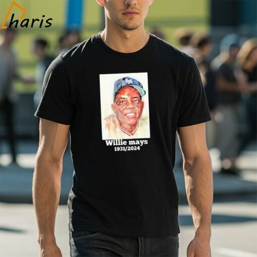 Rest in Peace Willie Mays 1931 2024 T-Shirt