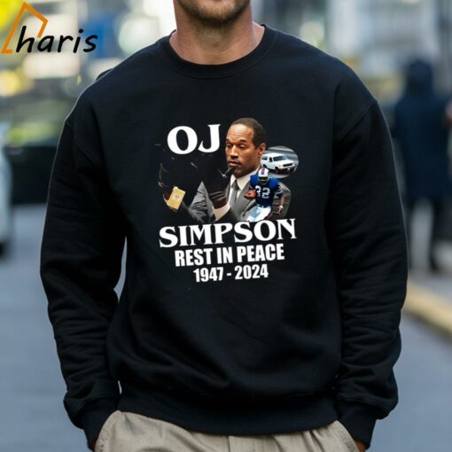 Rip Oj Simpson 1947-2024 Shirt