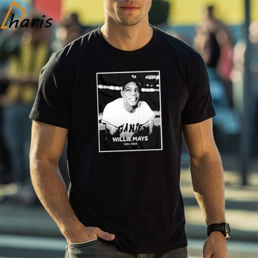 Rip Willie Mays 1931-2024 T-Shirt