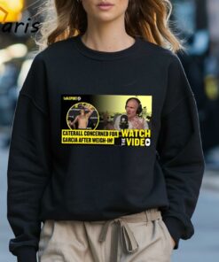 Ryan Garcia Dances Backstage in RIP Devin Haney T shirt 3