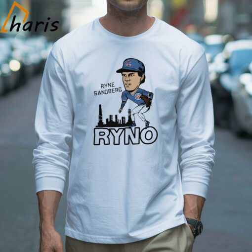 Ryne Sandberg Chicago Cubs Homage Ryno Cartoon Shirt