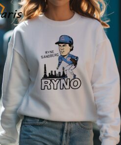 Ryne Sandberg Chicago Cubs Homage Ryno Cartoon Shirt 3 Ryne Sandberg Chicago Cubs Homage Ryno Cartoon Shirt 4