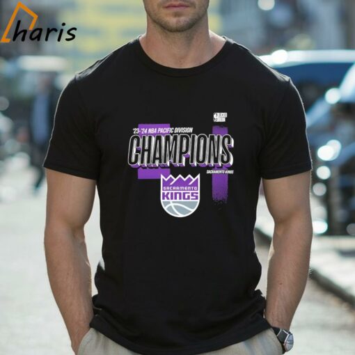 Sacramento Kings 2024 Pacific Division Champions Locker Room T-shirt