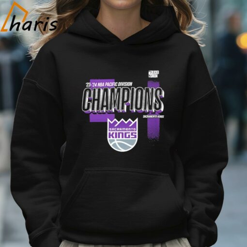 Sacramento Kings 2024 Pacific Division Champions Locker Room T-shirt