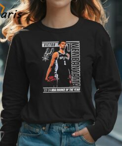 San Antonio Spurs Victor Wembanyama 2024 NBA Rookie Of The Year Shirt 3
