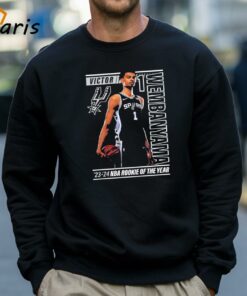 San Antonio Spurs Victor Wembanyama 2024 NBA Rookie Of The Year Shirt 4
