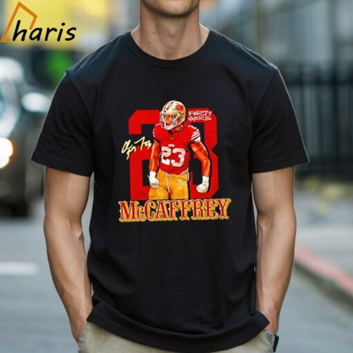 San Francisco 49ers 23 Christian McCaffrey RB1 Signature Shirt