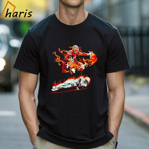 San Francisco 49ers Christian Mccaffrey Air Cmc Burning Shirt