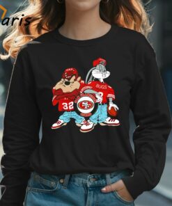 San Francisco 49ers Tasmanian Devil And Bugs Bunny Cartoon Shirt 3