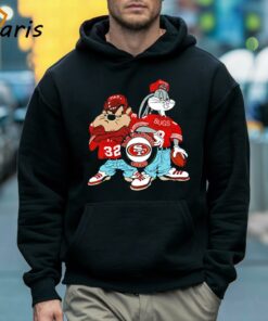 San Francisco 49ers Tasmanian Devil And Bugs Bunny Cartoon Shirt 5