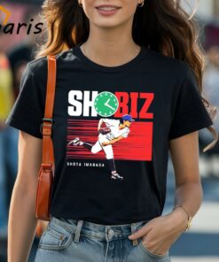 Shota Imanaga Shobiz Chicago Cubs Baseball Cartoon Shirt