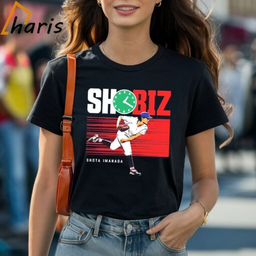 Shota Imanaga Shobiz Chicago Cubs Baseball Cartoon Shirt