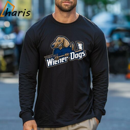 Sioux Falls Stampede Hockey Wiener Dogs Logo Shirt