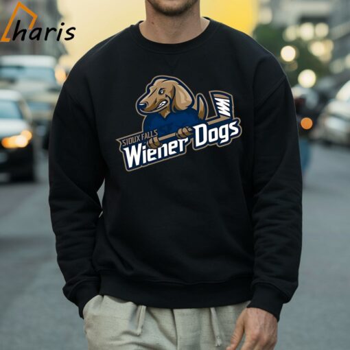 Sioux Falls Stampede Hockey Wiener Dogs Logo Shirt