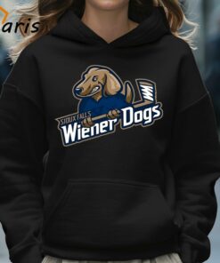 Sioux Falls Stampede Hockey Wiener Dogs Logo Shirt 5