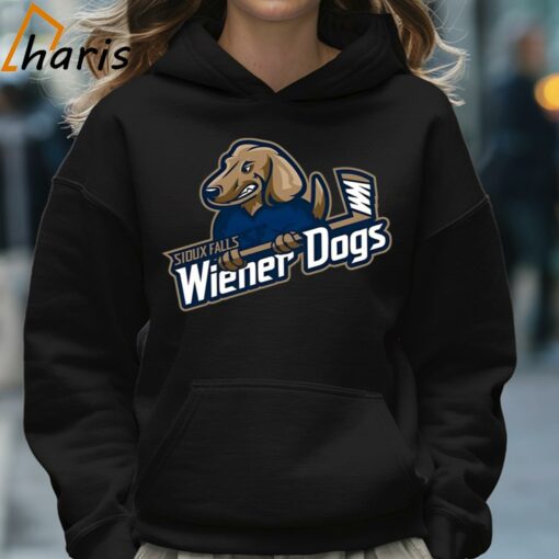 Sioux Falls Stampede Hockey Wiener Dogs Logo Shirt