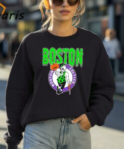 Skeleton Boston Celtics Halloween Shirt 4