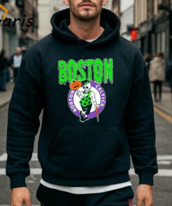 Skeleton Boston Celtics Halloween Shirt 5