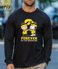 Snoopy And Charlie Brown Iowa Hawkeyes Forever Not Just When We Win 2024 Shirt 3