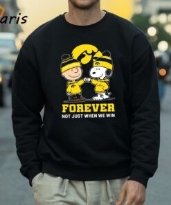Snoopy And Charlie Brown Iowa Hawkeyes Forever Not Just When We Win 2024 Shirt 4
