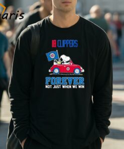 Snoopy And Woodstock Driving Car LA Clippers Forever Not Just When We Win Shirt 2 Snoopy And Woodstock Driving Car LA Clippers Forever Not Just When We Win Shirt 3