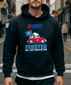 Snoopy And Woodstock Driving Car LA Clippers Forever Not Just When We Win Shirt 4 Snoopy And Woodstock Driving Car LA Clippers Forever Not Just When We Win Shirt 5