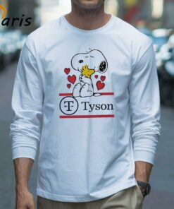 Snoopy And Woodstock Loves Tyson Logo T-shirt 2 Snoopy And Woodstock Loves Tyson Logo T shirt 3