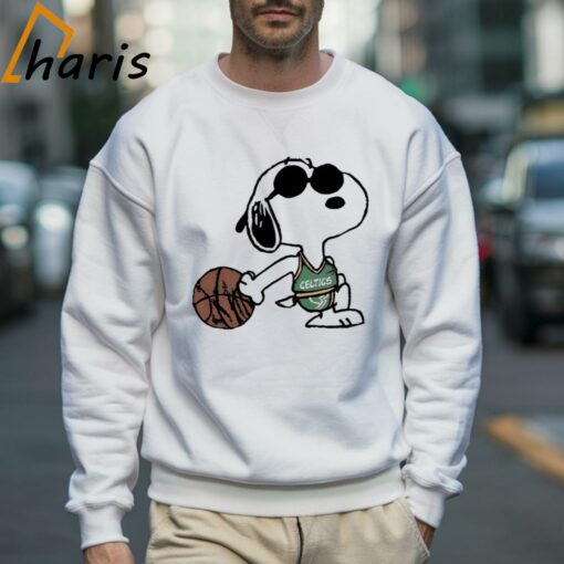 Snoopy NBA Boston Celtics Basketball Shirt