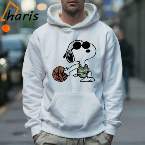 Snoopy NBA Boston Celtics Basketball Shirt