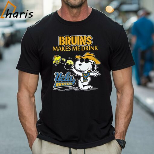 Snoopy UCLA Bruins Make Me Drinks Shirt