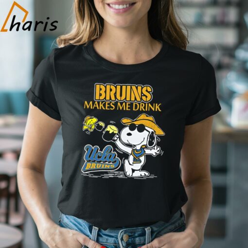 Snoopy UCLA Bruins Make Me Drinks Shirt