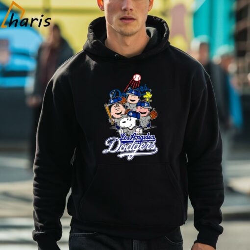 Snoopy Woodstock The Peanuts Los Angeles Dodgers Shirt