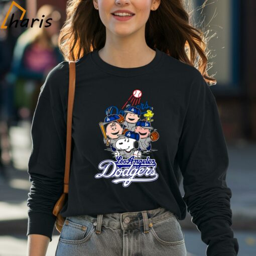 Snoopy Woodstock The Peanuts Los Angeles Dodgers Shirt