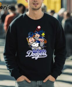 Snoopy Woodstock The Peanuts Los Angeles Dodgers Shirt 5