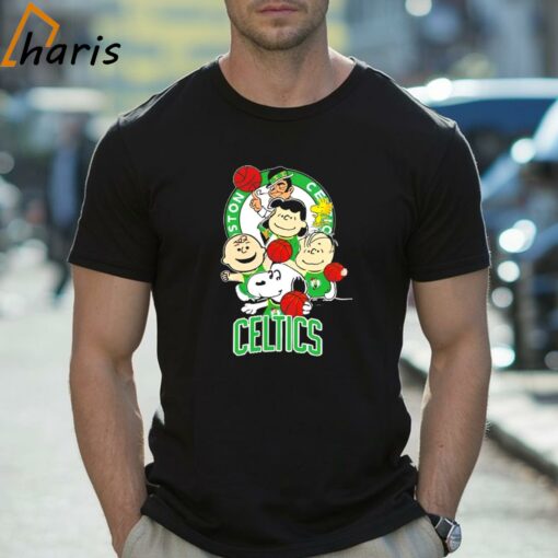 Snoopy and Friends Boston Celtics Shirt