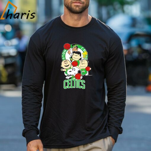 Snoopy and Friends Boston Celtics Shirt