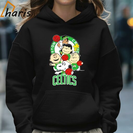 Snoopy and Friends Boston Celtics Shirt