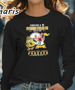 SpongeBob SquarePants Forever A Steelers Fan Win Or Lose Yesterday Today Tomorrow T Shirt 4