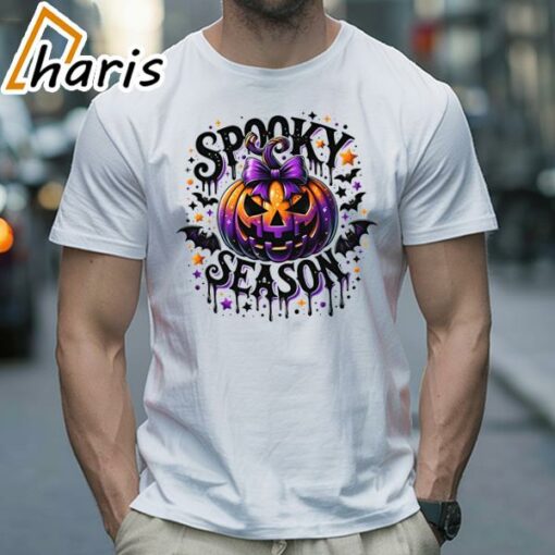 Spooky Season Retro Halloween Pumpkin Shirt