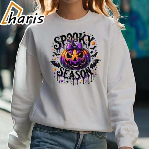 Spooky Season Retro Halloween Pumpkin Shirt